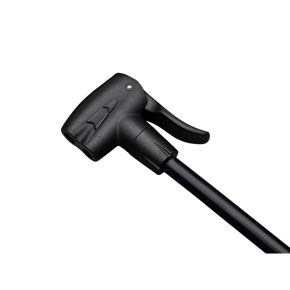 Competition fotpump stål med mätare