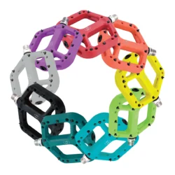 OXFORD Loam 20 pedaler flat nylon turkos