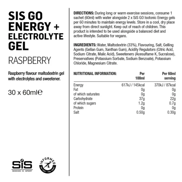 SIS GO Energy+Electrolyte energigel