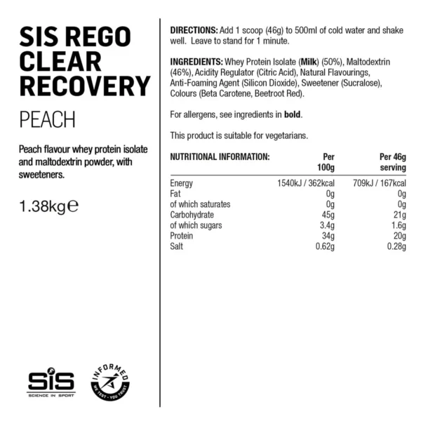SIS Rego Clear återhämtningspulver