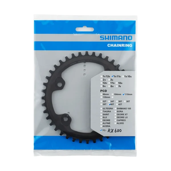 Shimano GRX FC-RX600-1 kedjedrev 40T