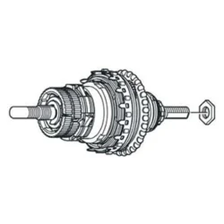 Shimano Nexus SG-3C41 navinsats 178 mm